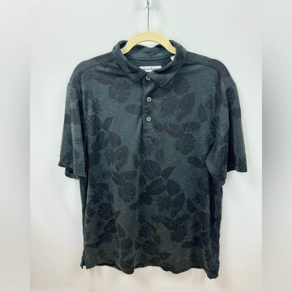 Tommy Bahama Black Polo Shirt size L